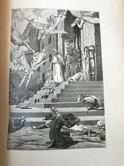 1895 History of the KNIGHTS TEMPLAR in French - Leon Gautier - La Chevalerie