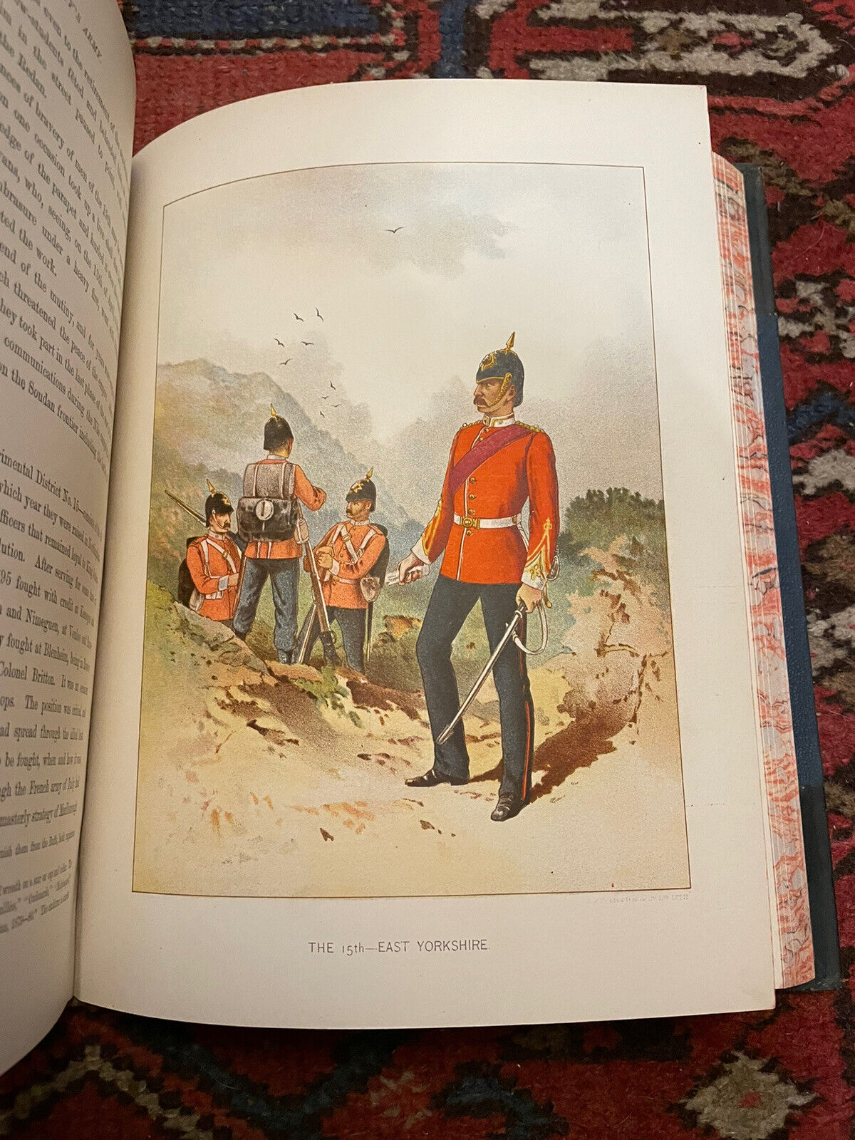 The British Army : Indian &amp; Colonial Forces : Queen's Military Regiments c1880