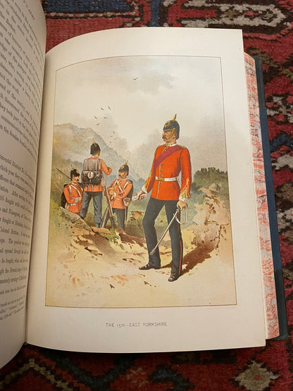 The British Army : Indian &amp; Colonial Forces : Queen's Military Regiments c1880