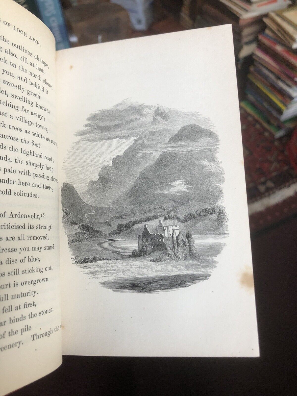 1855 The Isles of Loch Awe and other Poems : Hamerton : 16 Engravings Scotland
