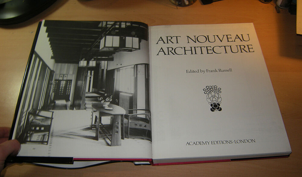 1979 Art Nouveau Architecture / Art / Buildings / Interior Design / 1st Edition