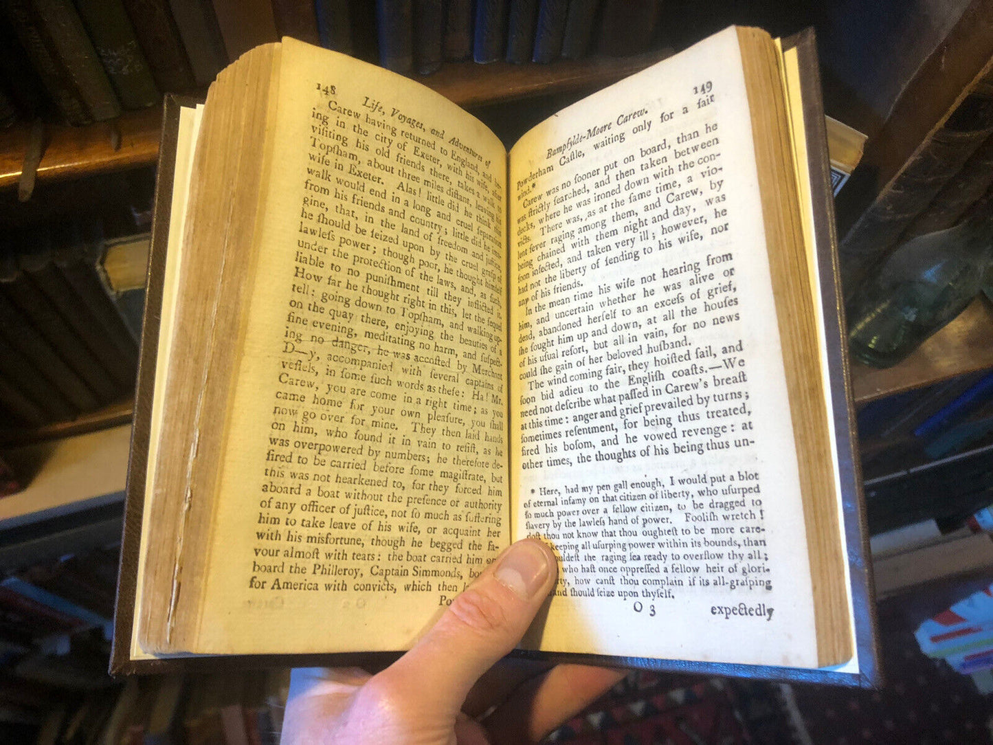 1785 KING OF THE GIPSIES : Voyages and Adventures of Bampfylde-Moore Carew