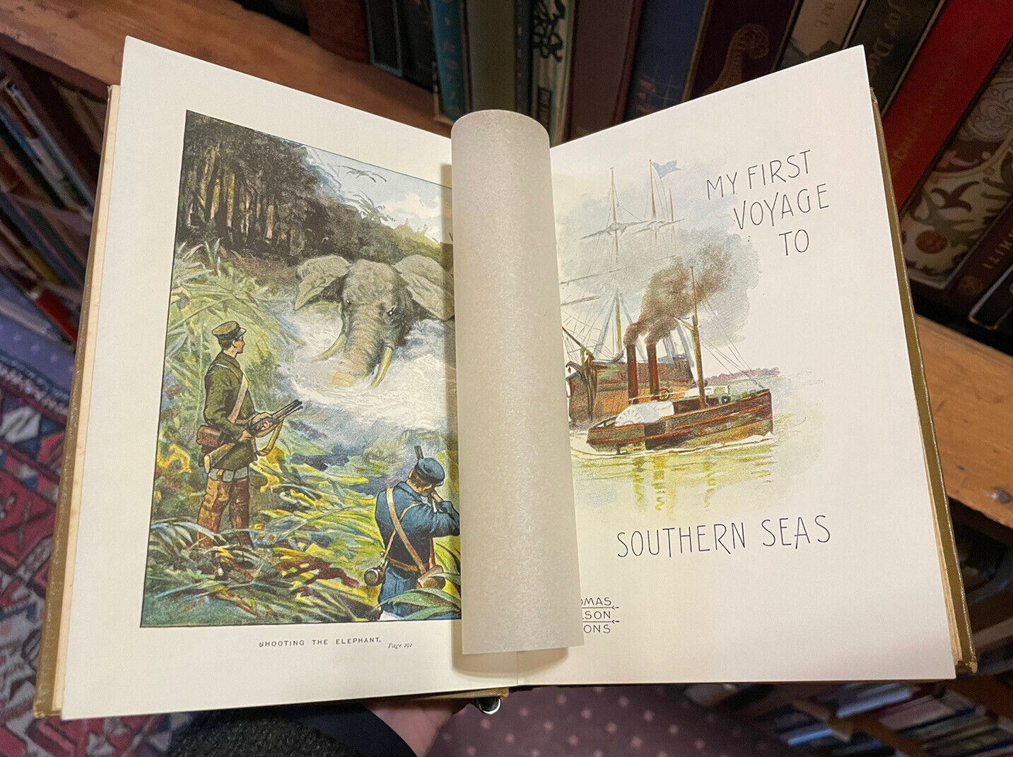 W H G Kingston (9 Books)  Boys High Sea Adventure Stories : Travels / Ships VGC