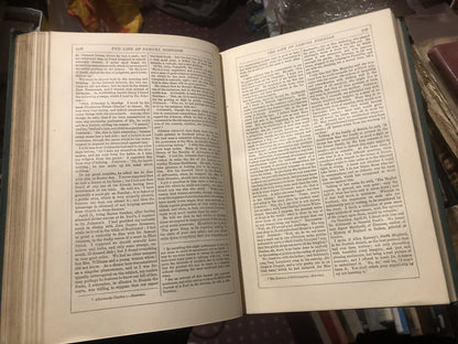 1887 The Life of Samuel Johnson by James Boswell - Complete Edition Lovely Copy