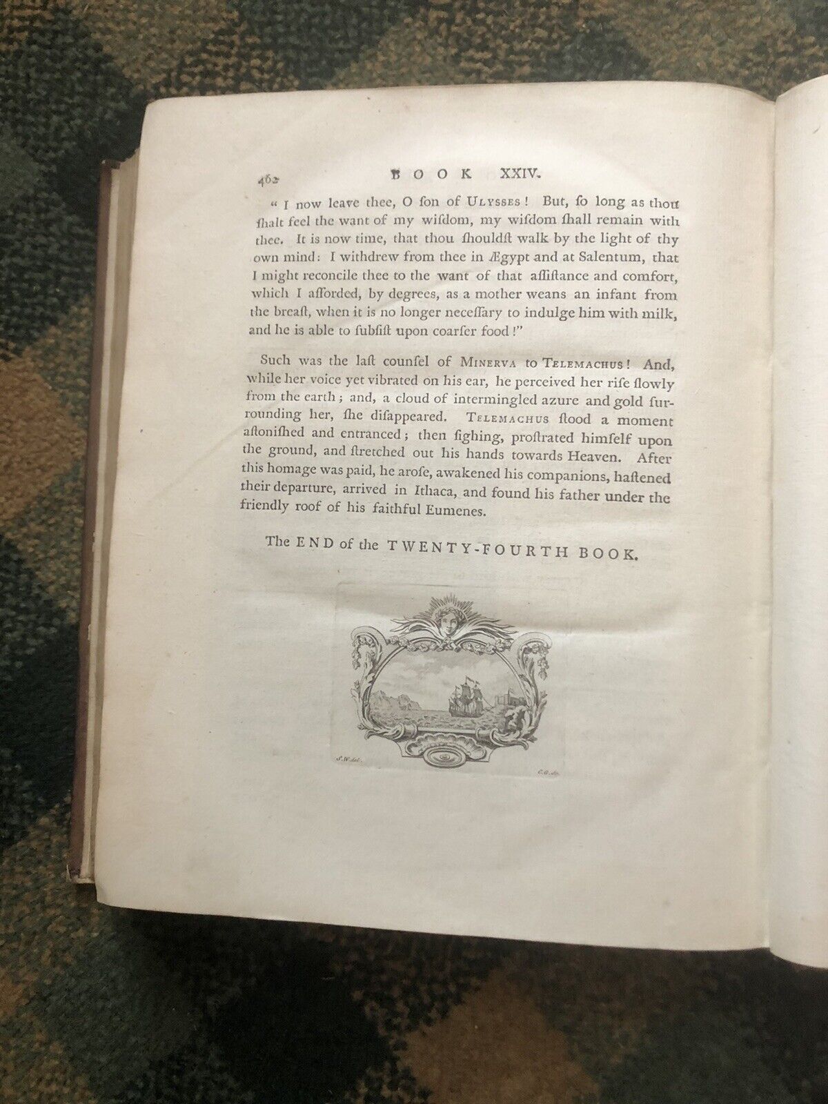 1768 The Adventures of Telemachus The Son of Ulysses : Hawkesworth