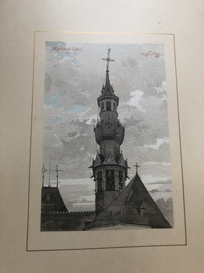 1891 Tours et Tourelles Historiques de la Belgique : Mr Jean Baes Architect