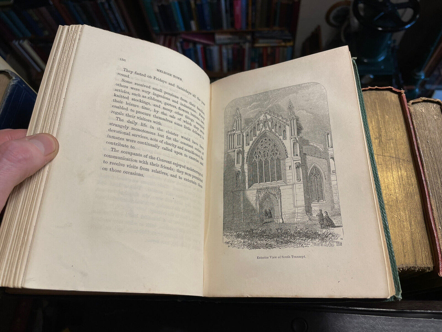1861 Wade's History of St Marys Abbey Melrose : Monastery : History Scotland