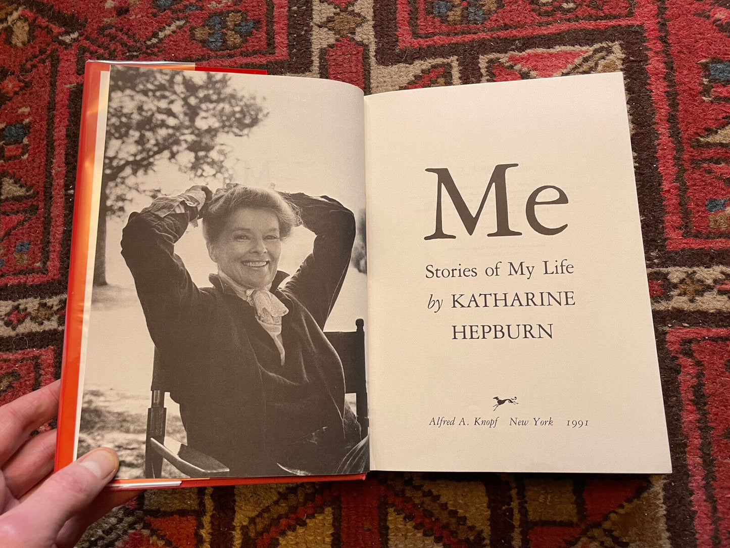 Katharine Hepburn SIGNED LETTER Hollywood Autobiography ME