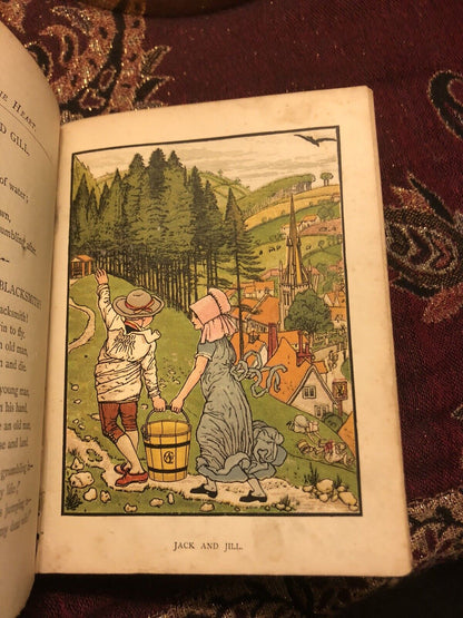 1880 The Old Nursery Rhymes or the Merrie Heart : Walter Crane (6 Colour Plates)