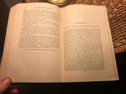 1904 THE QUEEN'S QUAIR Stunning Macmillan Gilt Cloth Binding MAURICE HEWLETT