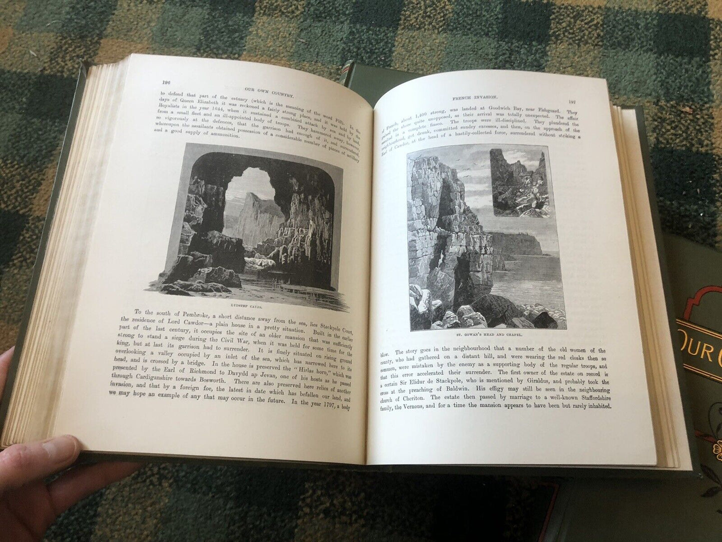 OUR OWN COUNTRY Historical &amp; Pictorial (6 Vols) Topography ART NOUVEAU Fine VGC
