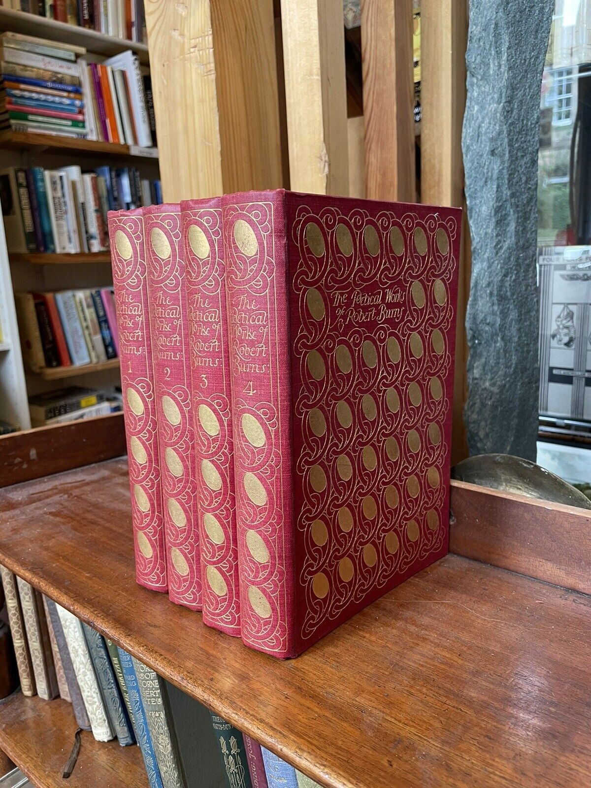 The Poetical Works of Robert Burns (4 Vols) Book design by Talwin Morris 1909