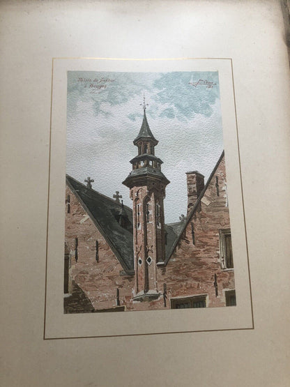 1891 Tours et Tourelles Historiques de la Belgique : Mr Jean Baes Architect