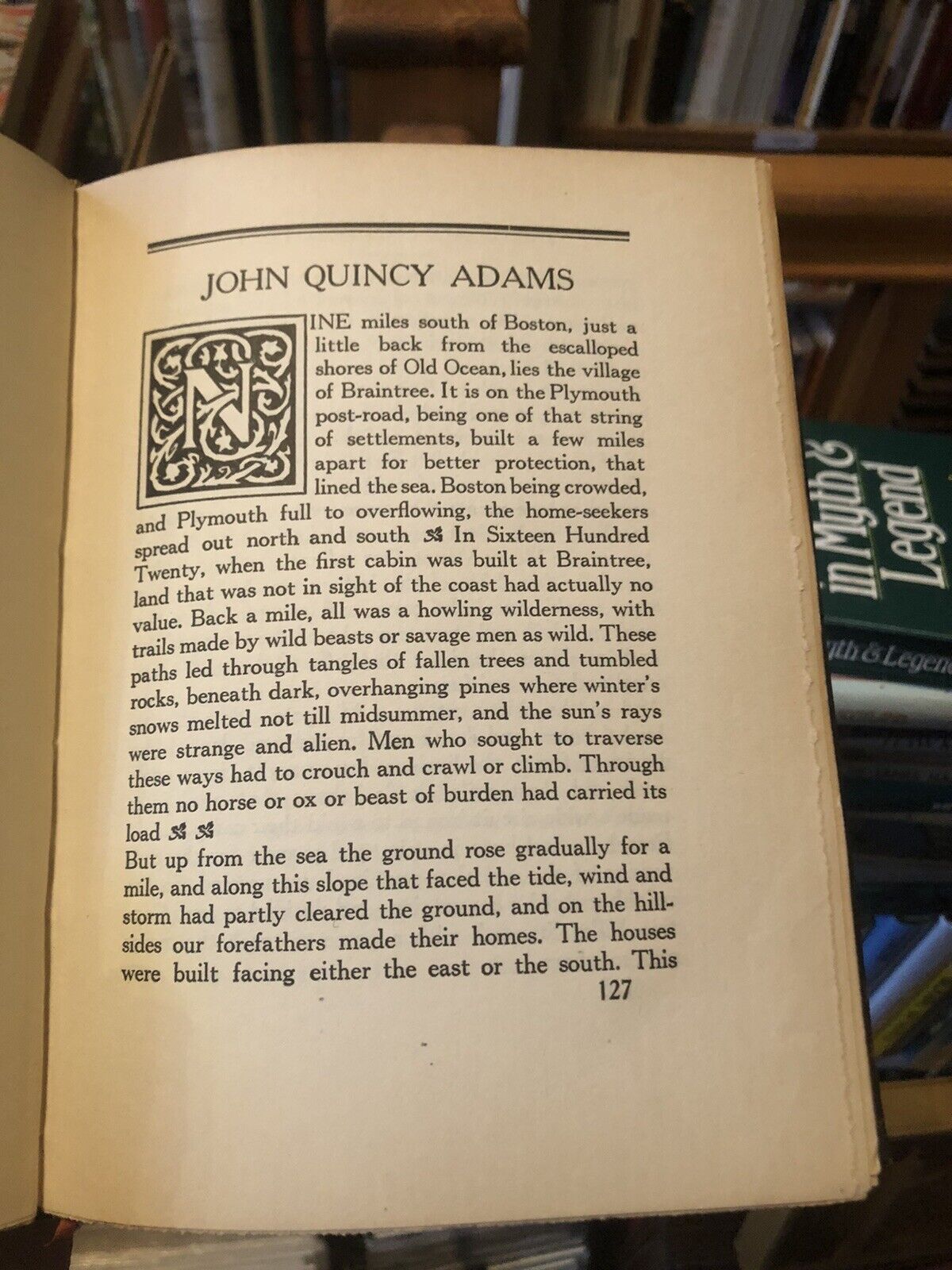 1916 Little Journeys to the Homes of Great Statesmen - Unusual Embossed Binding