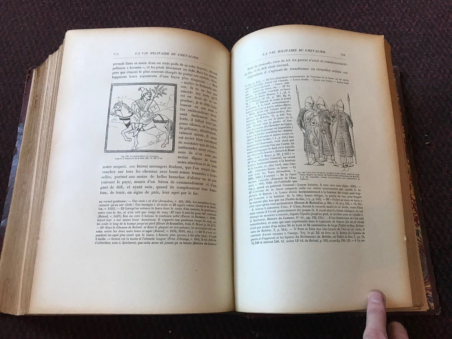 1895 History of the KNIGHTS TEMPLAR in French - Leon Gautier - La Chevalerie
